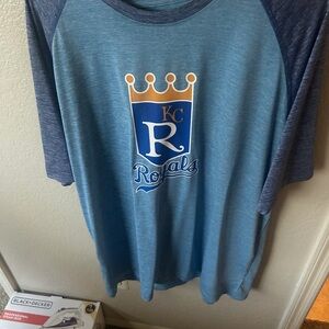 Stitches Blue Graphic Men's Shirt